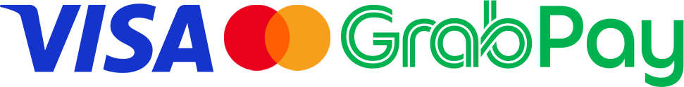 GrabPay, Visa, Mastercard